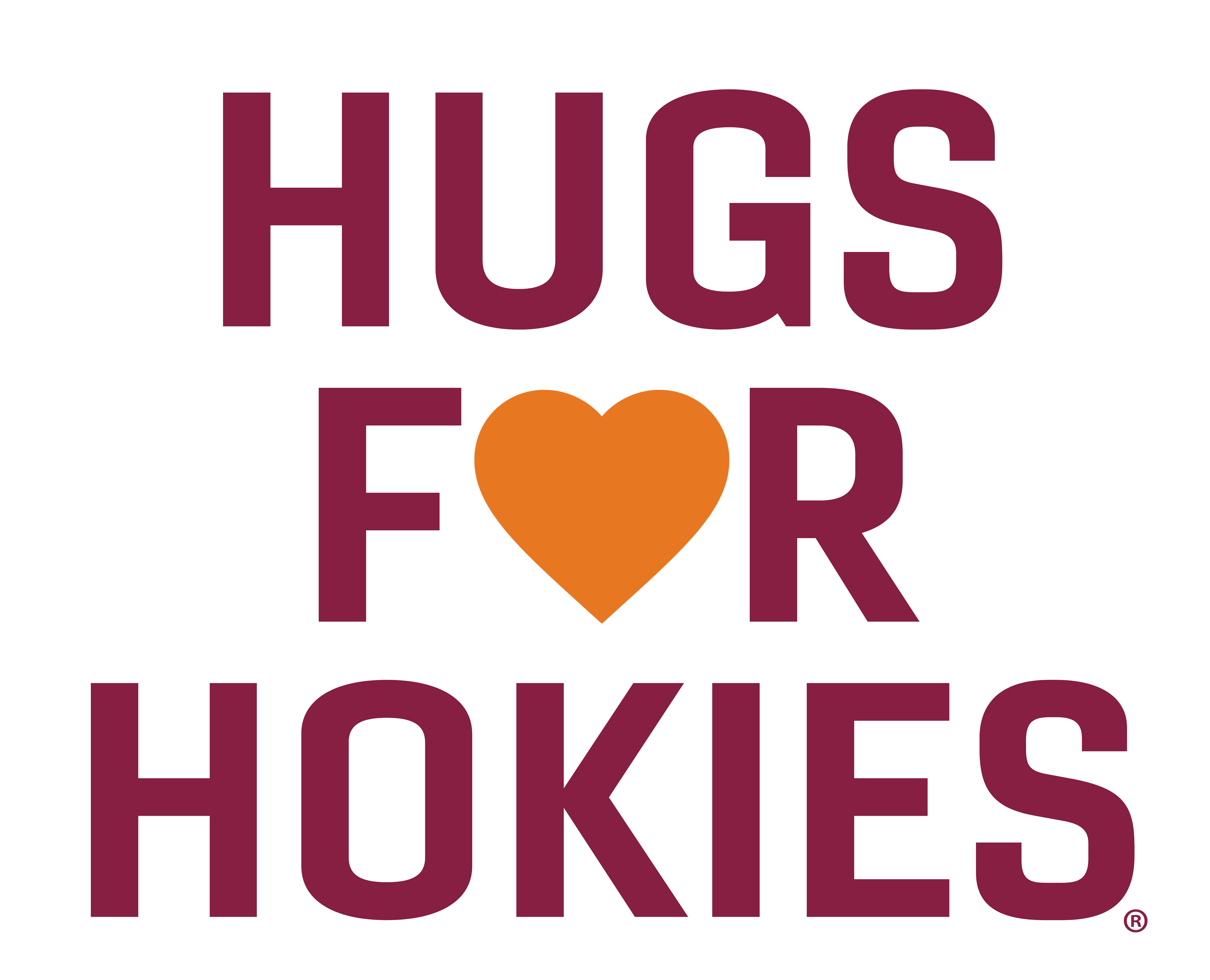 Hugs for Hokies logo