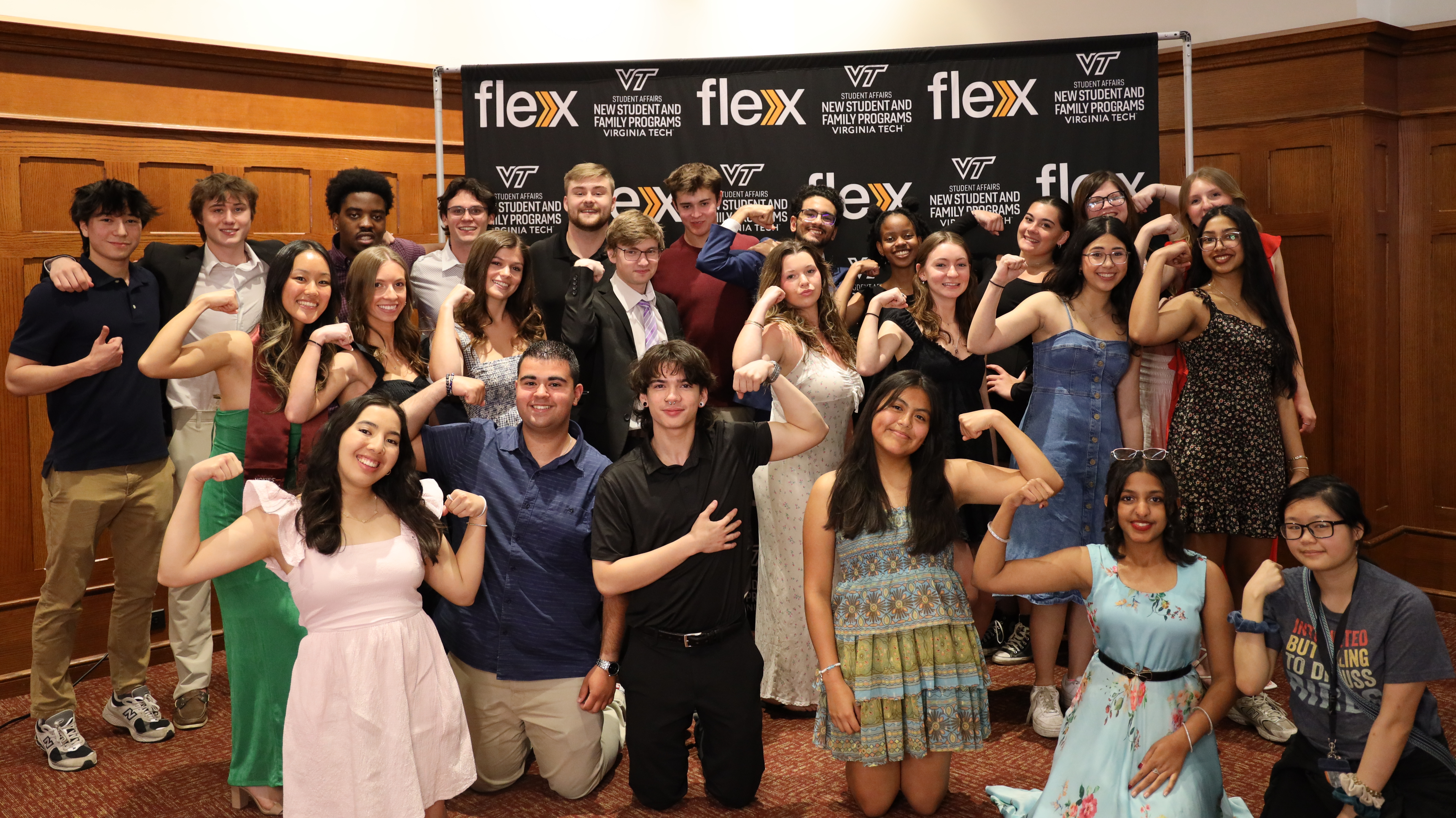 Group portrait of students in FLEX